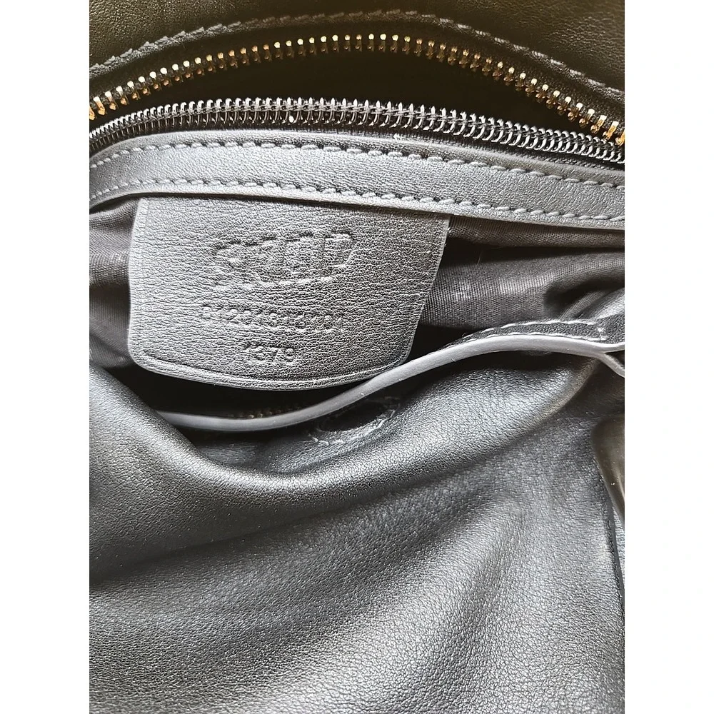 SKAP Handbag Black Leather Hobo Style Bag Excellent Condition!